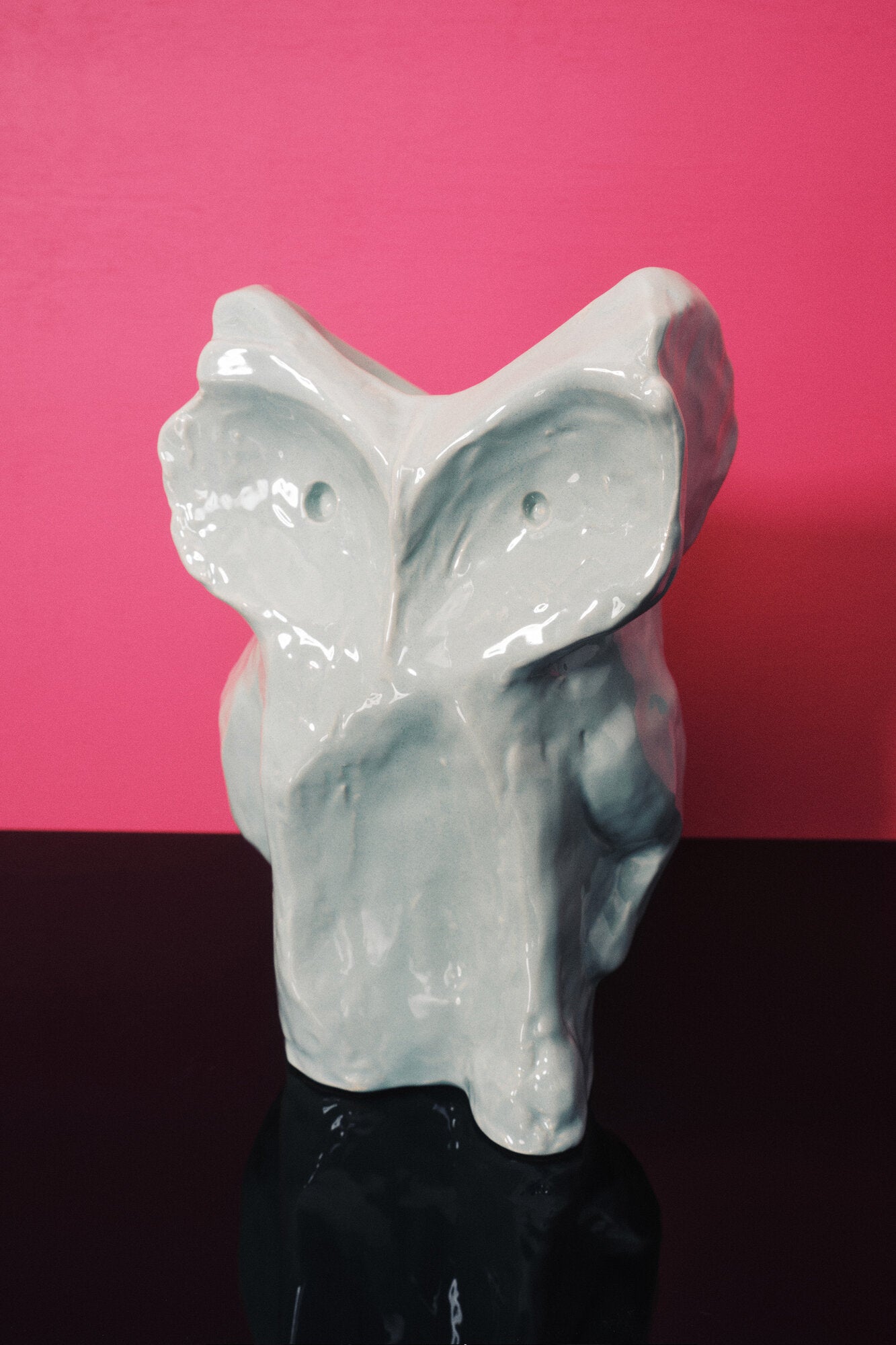 x Marni ugle vase, L - Light Blue after midnight